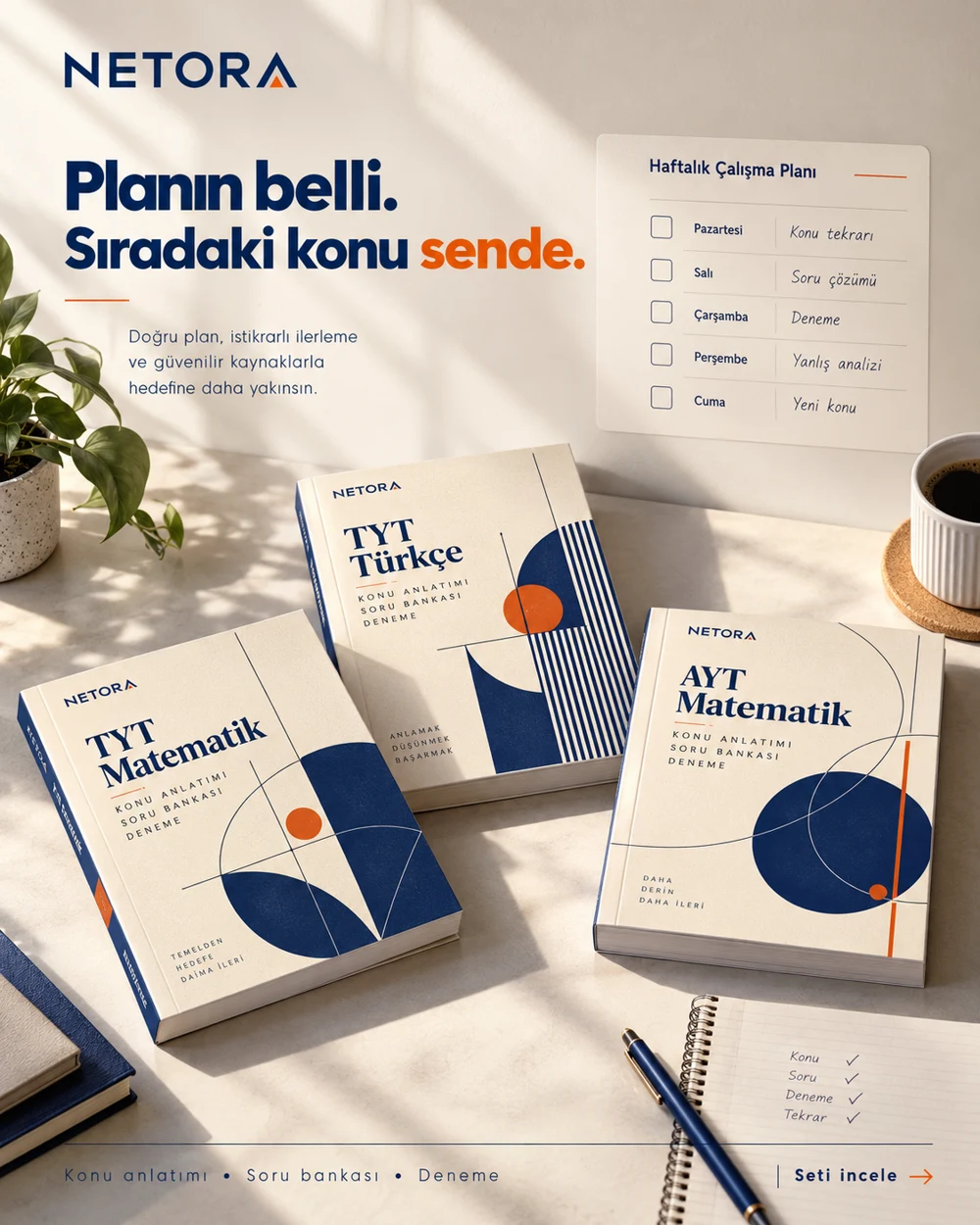 Netora eğitim yayınları reklamı